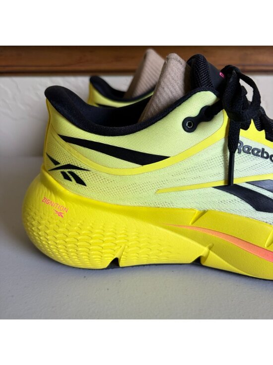 Reebok Zignition Sneakers Electric Yellow Black Men\'s US 8 100228713 Running Spr main image 11